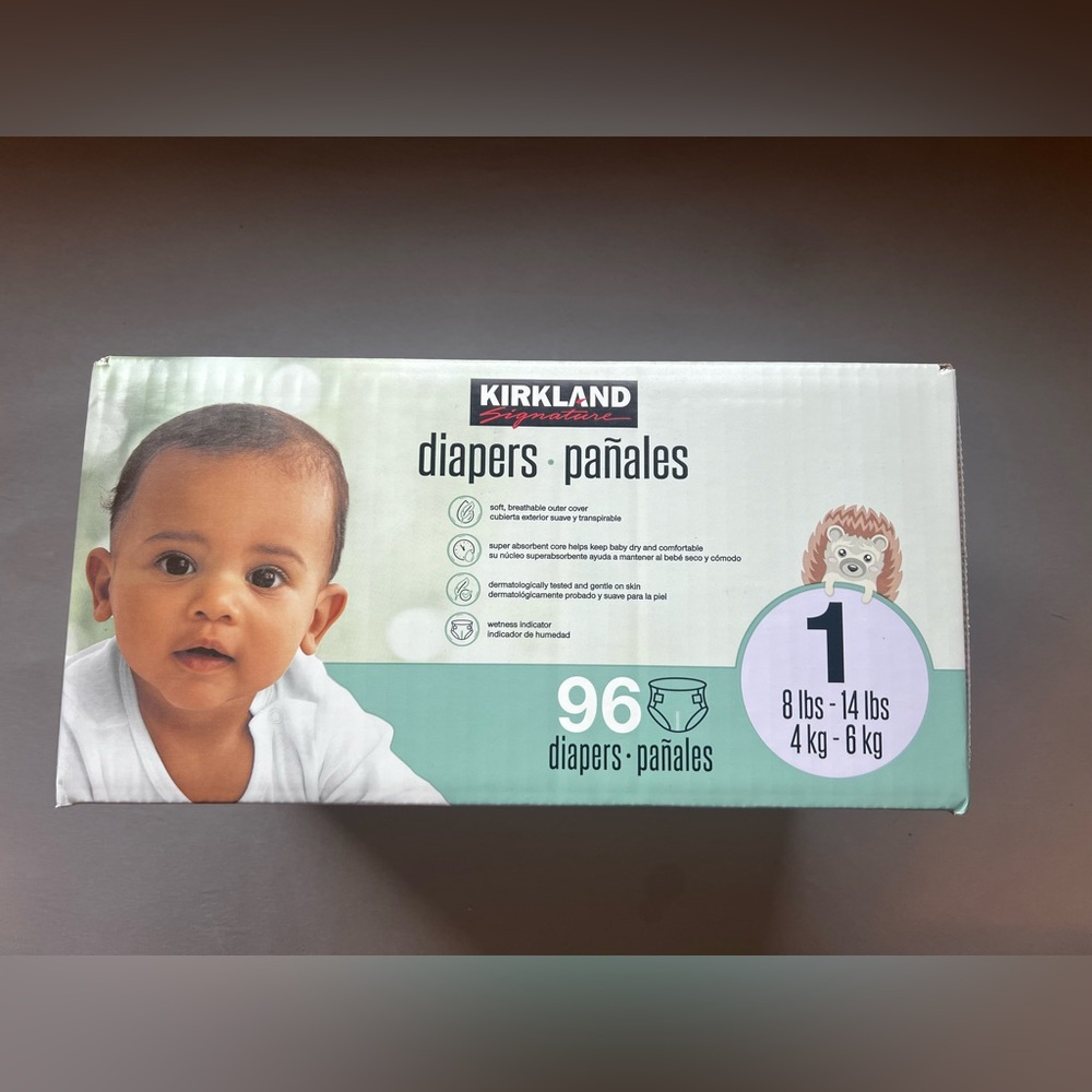 Kirkland Signature Diapers Size 1